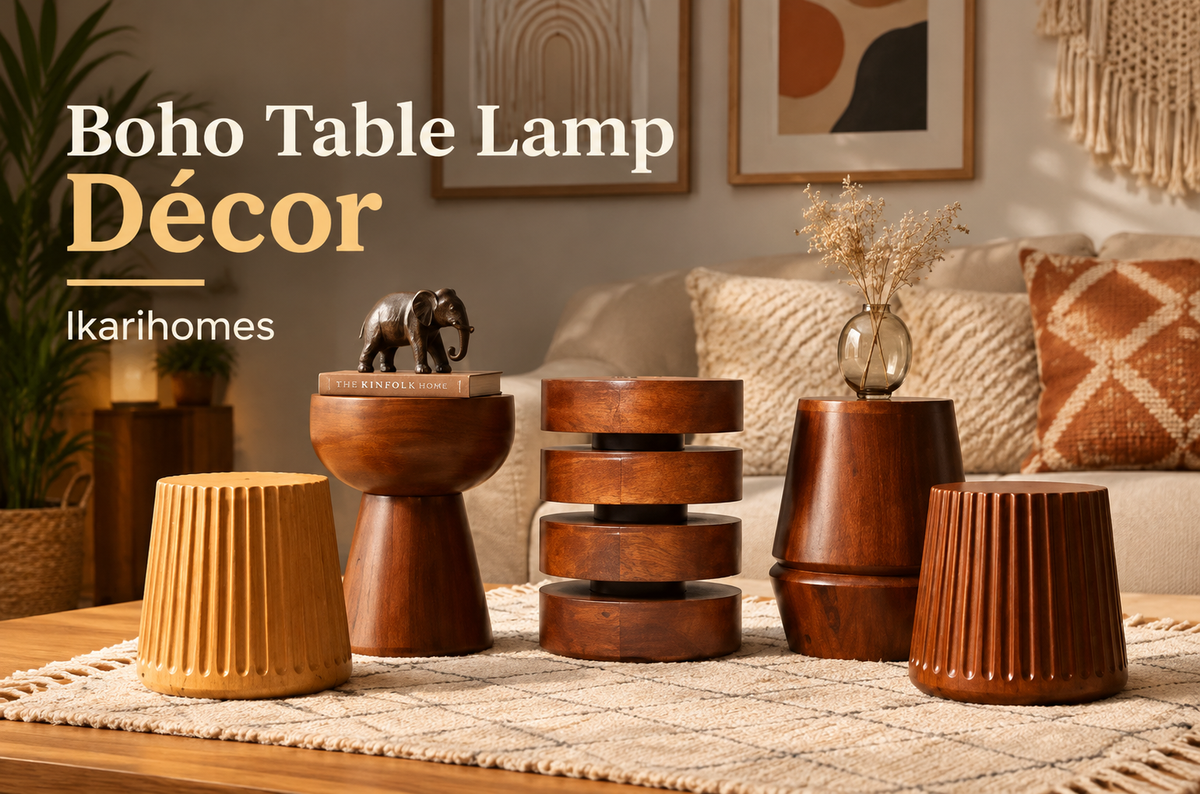 Boho Table Lamp Décor
