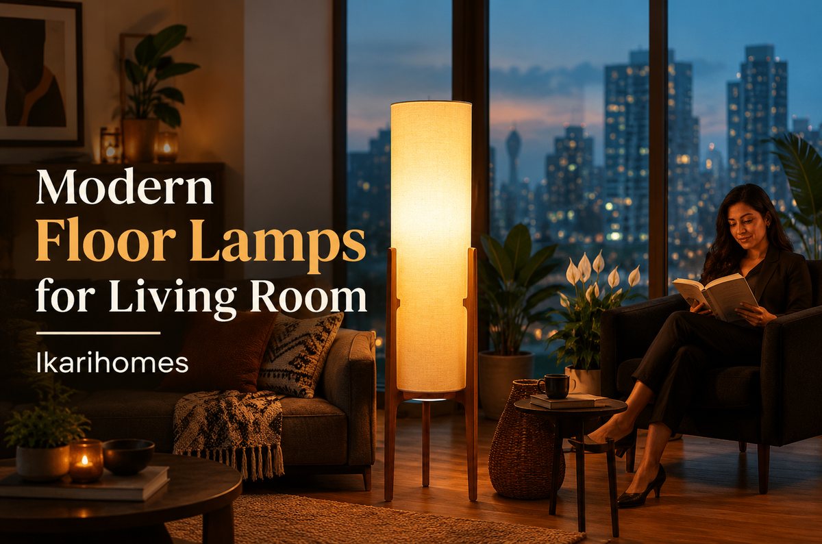 How Modern Floor Lamps for Living Room Match Bohemian Home Decor
