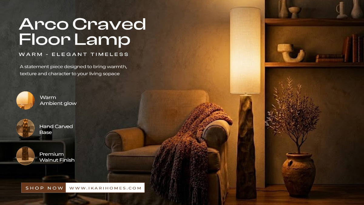 Arco Carved Floor Lamp A Timeless Statement for Elegant Home Interiors