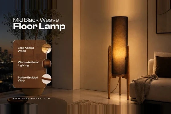 Best Mid Black Floor Lamp in India