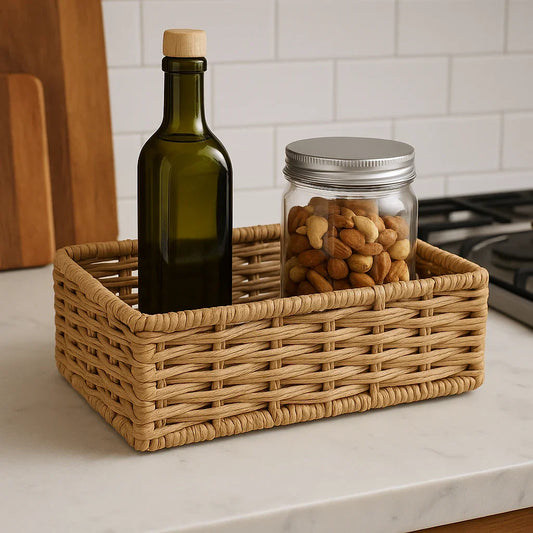 Nestique Raffia Basket – Compact