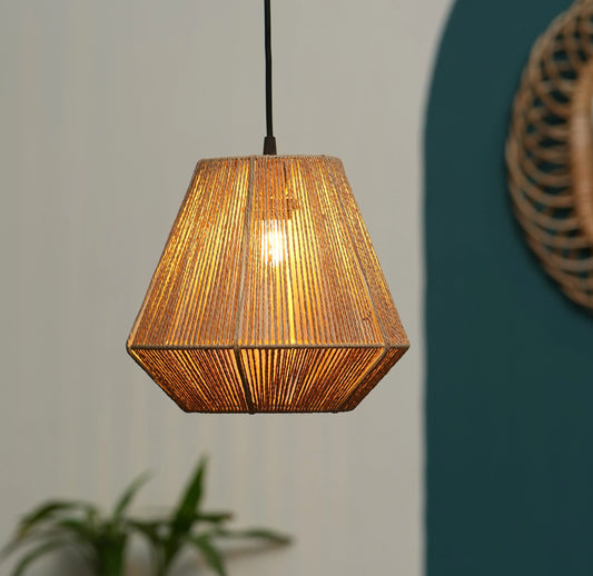 Raffia Pendant Hanging Lamp