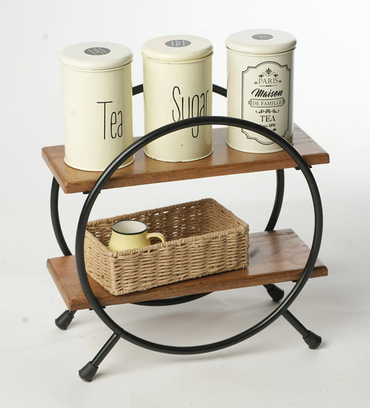 Premium 2 Tier Kitchen Organizer Stand - Ikari Homes -