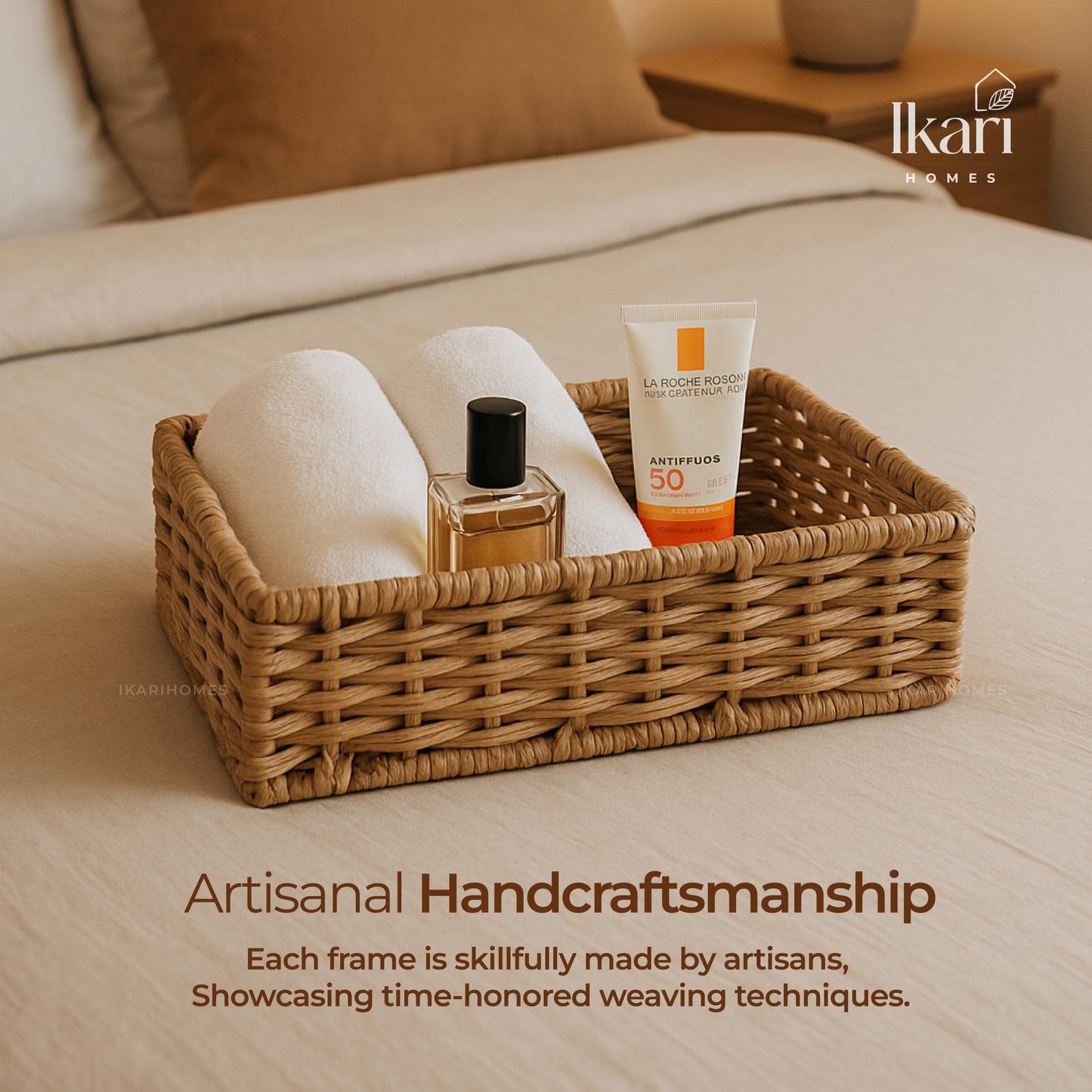 Nestique Raffia Basket – Compact
