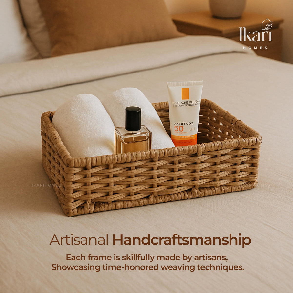 Nestique Raffia Basket – Compact