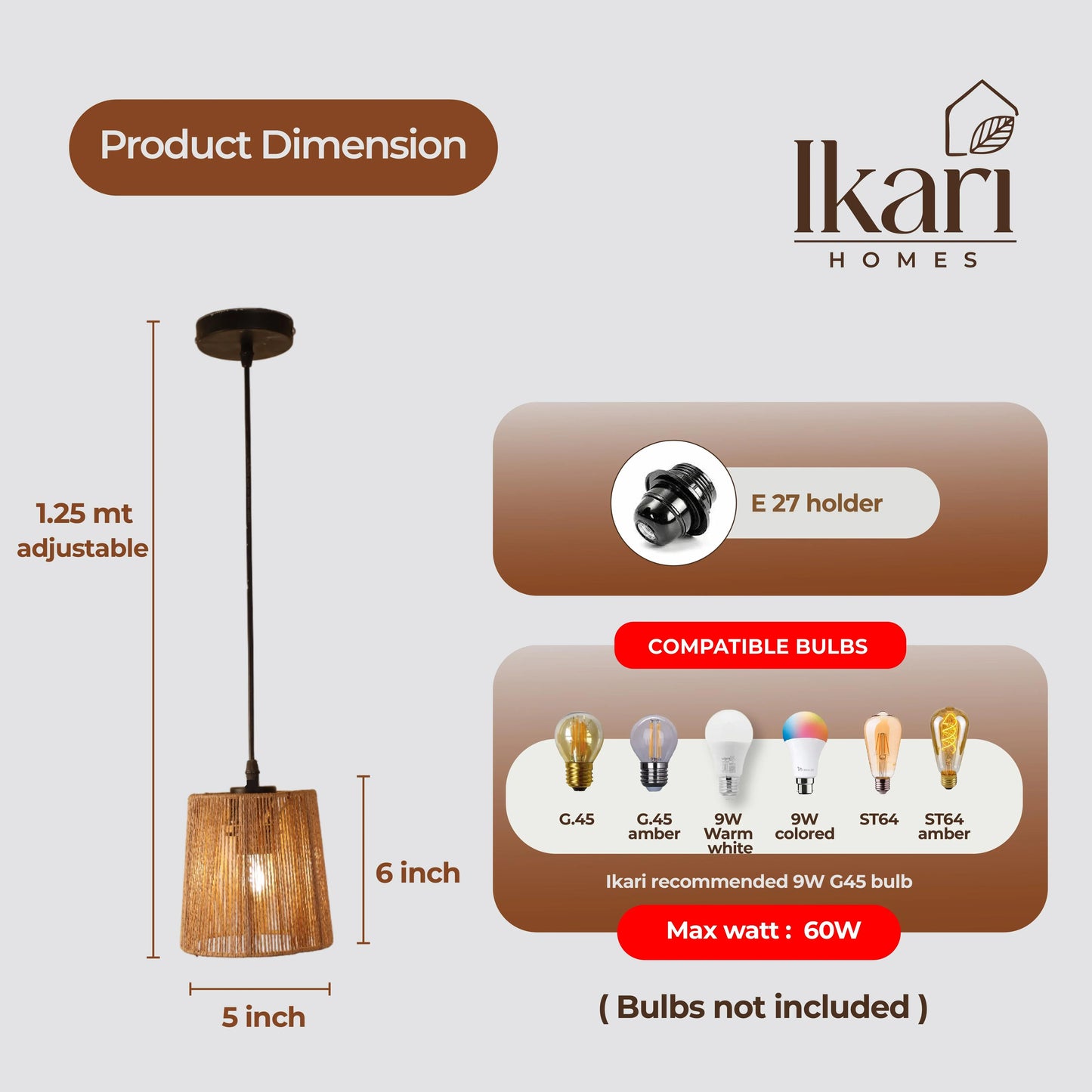 Raffia Nest Pendant Lamp – Woven Warmth