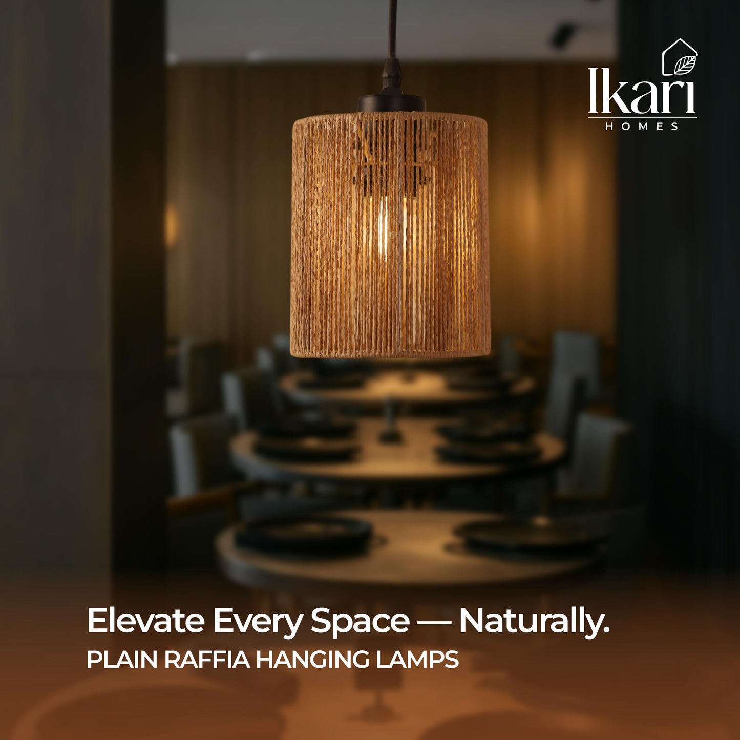 Raffia Haven Pendant – Handwoven Harmony