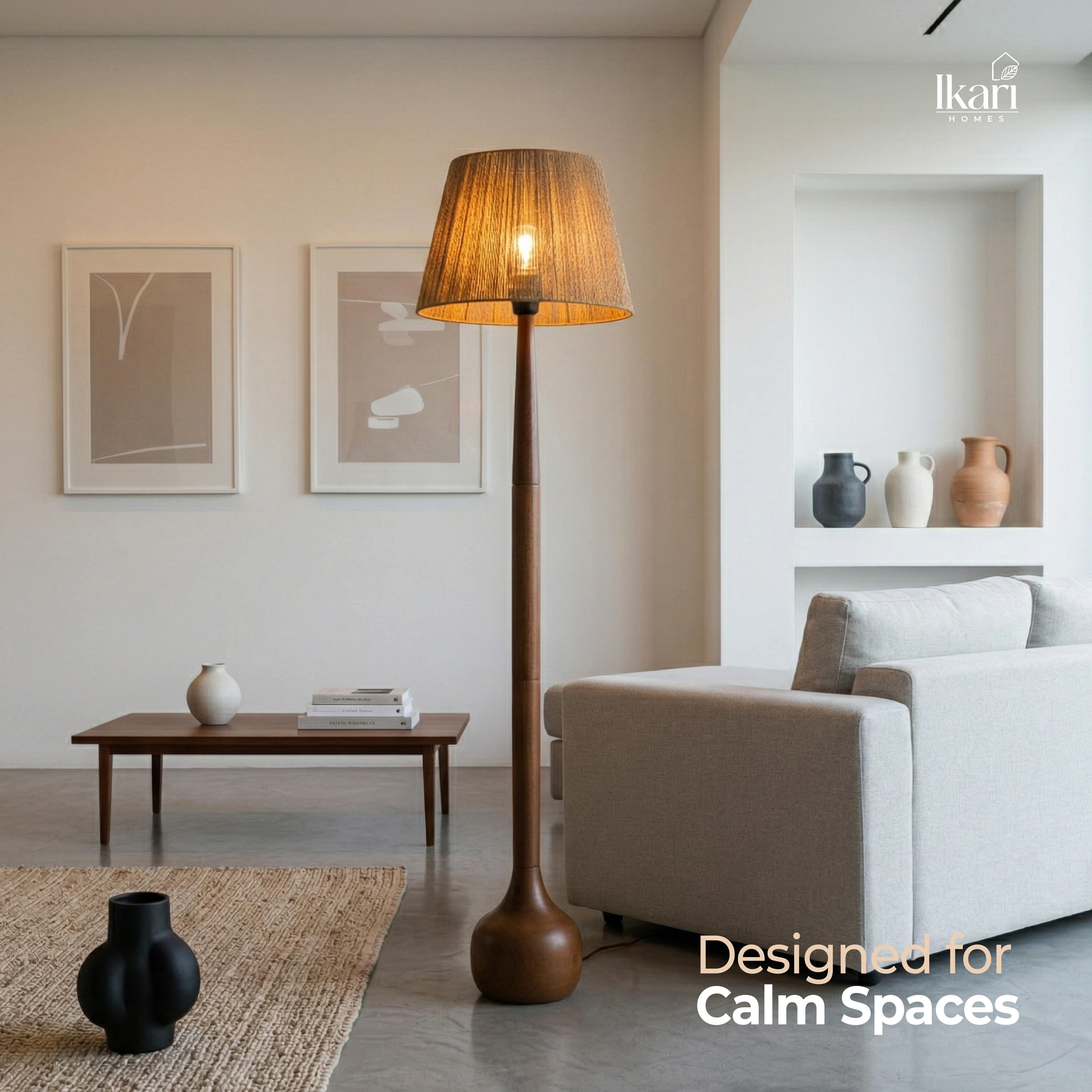 Artisan Raffia Floor Lamp