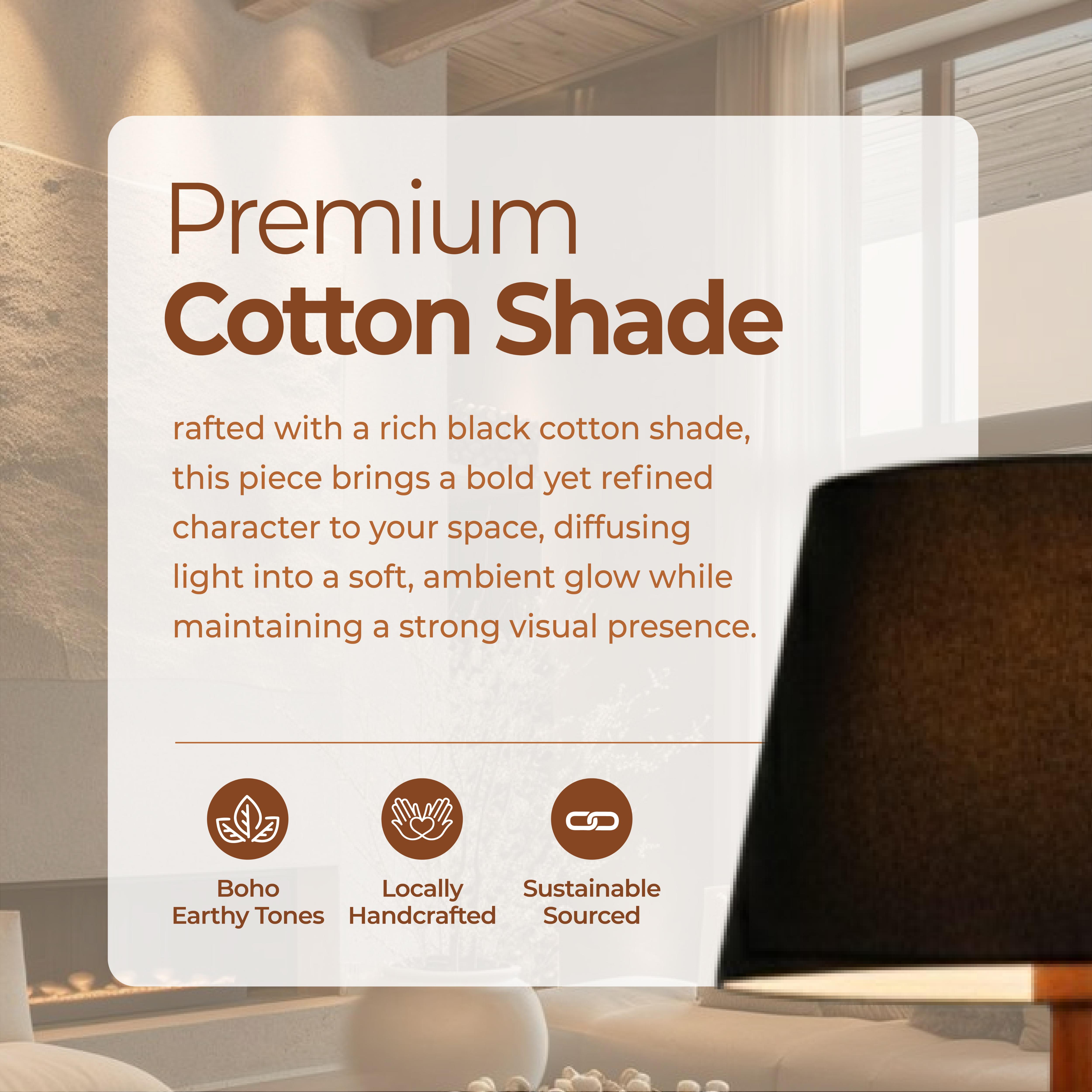 Dark Aura Artisan Floor Lamp