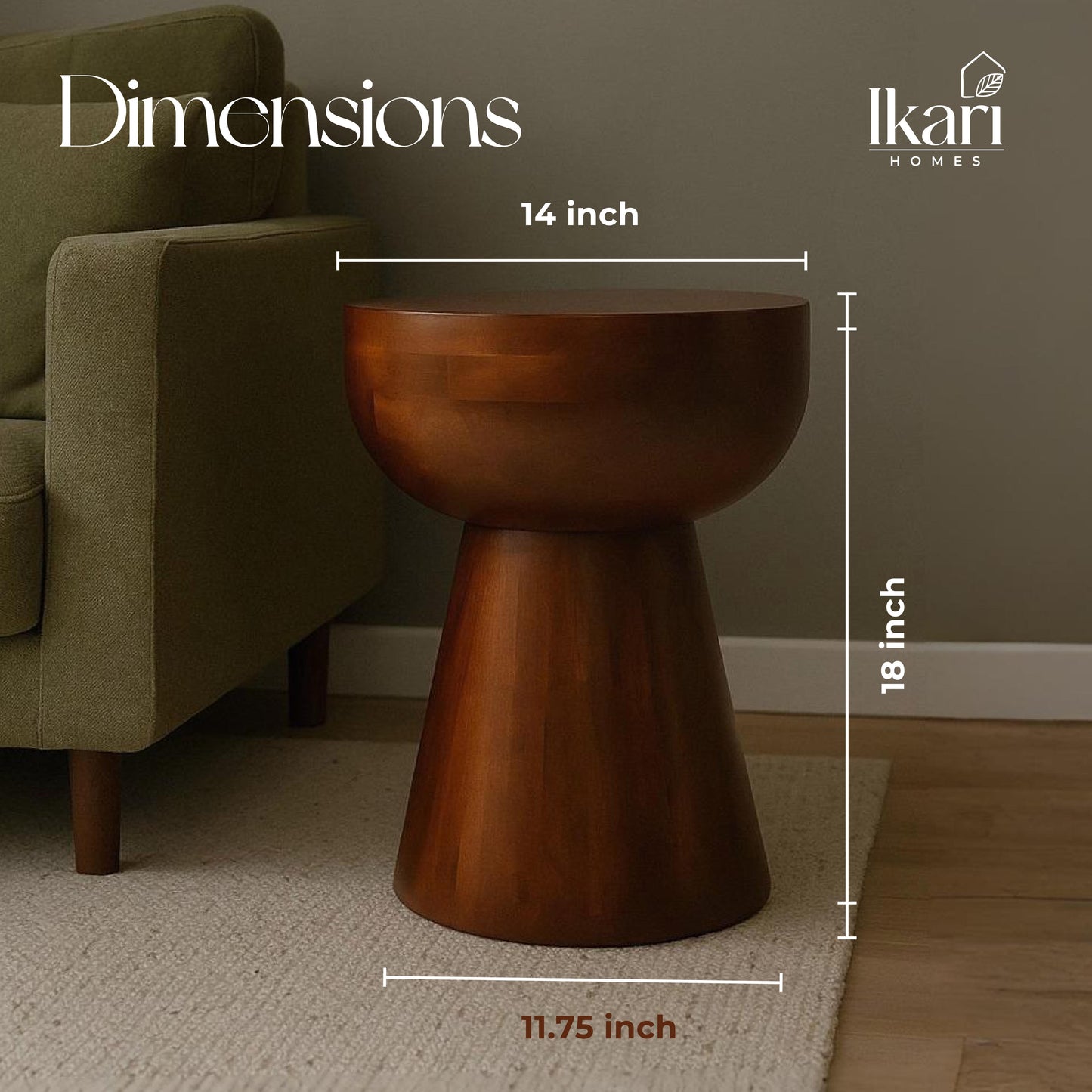 Lusso Ottoman Accent Table