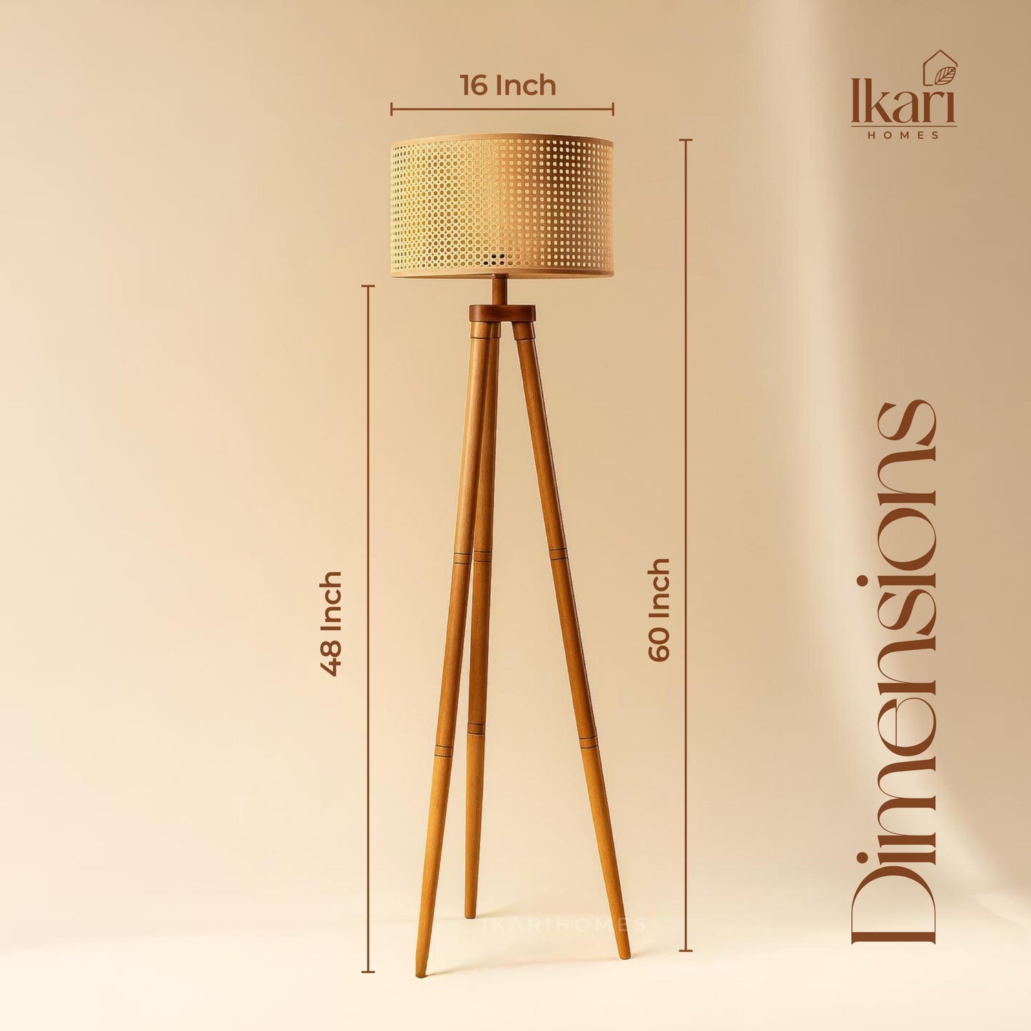 Earth Weave Rattan Floor Lamp