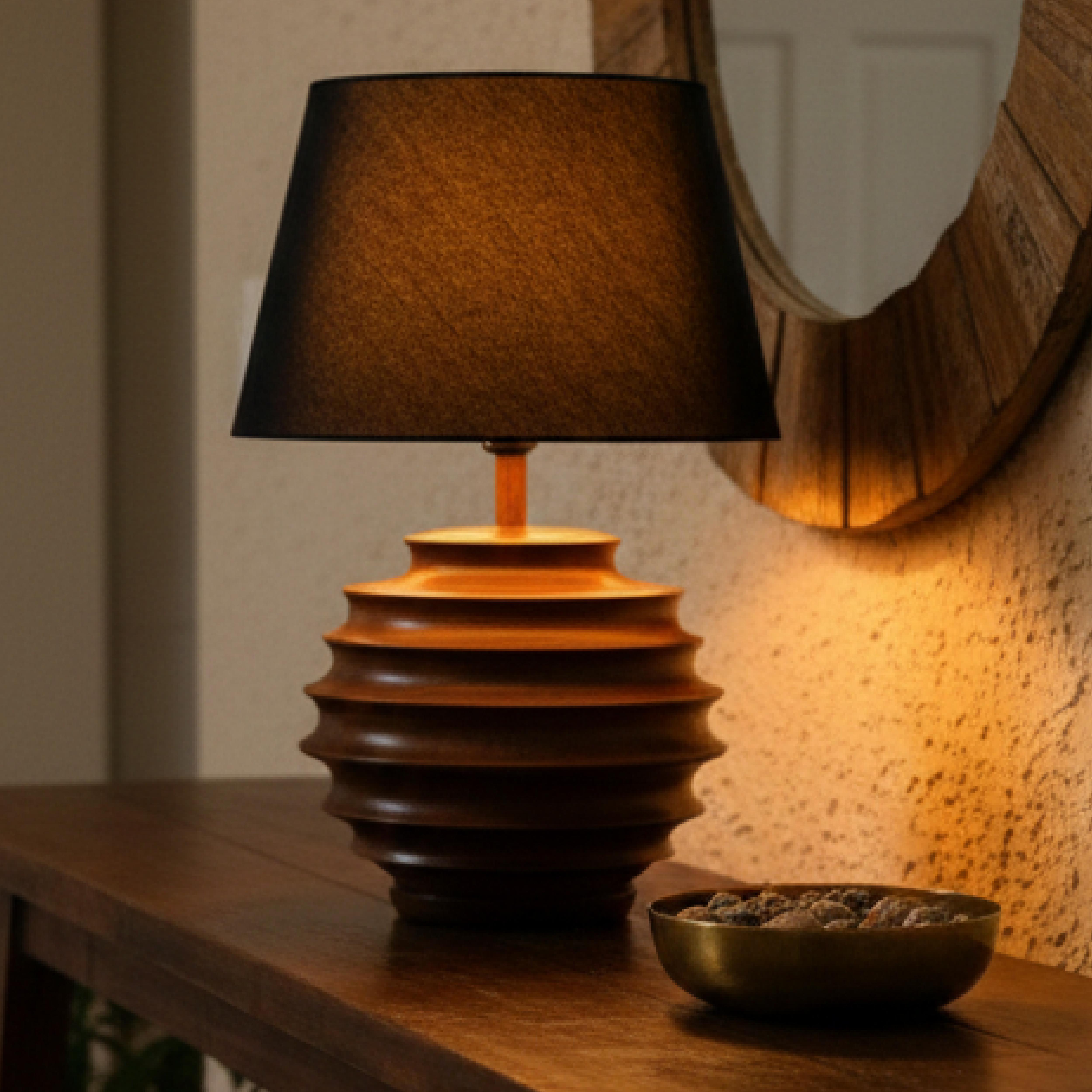 Midnight Hive Boho Lamp