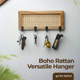 Rattan Cane Key Holder