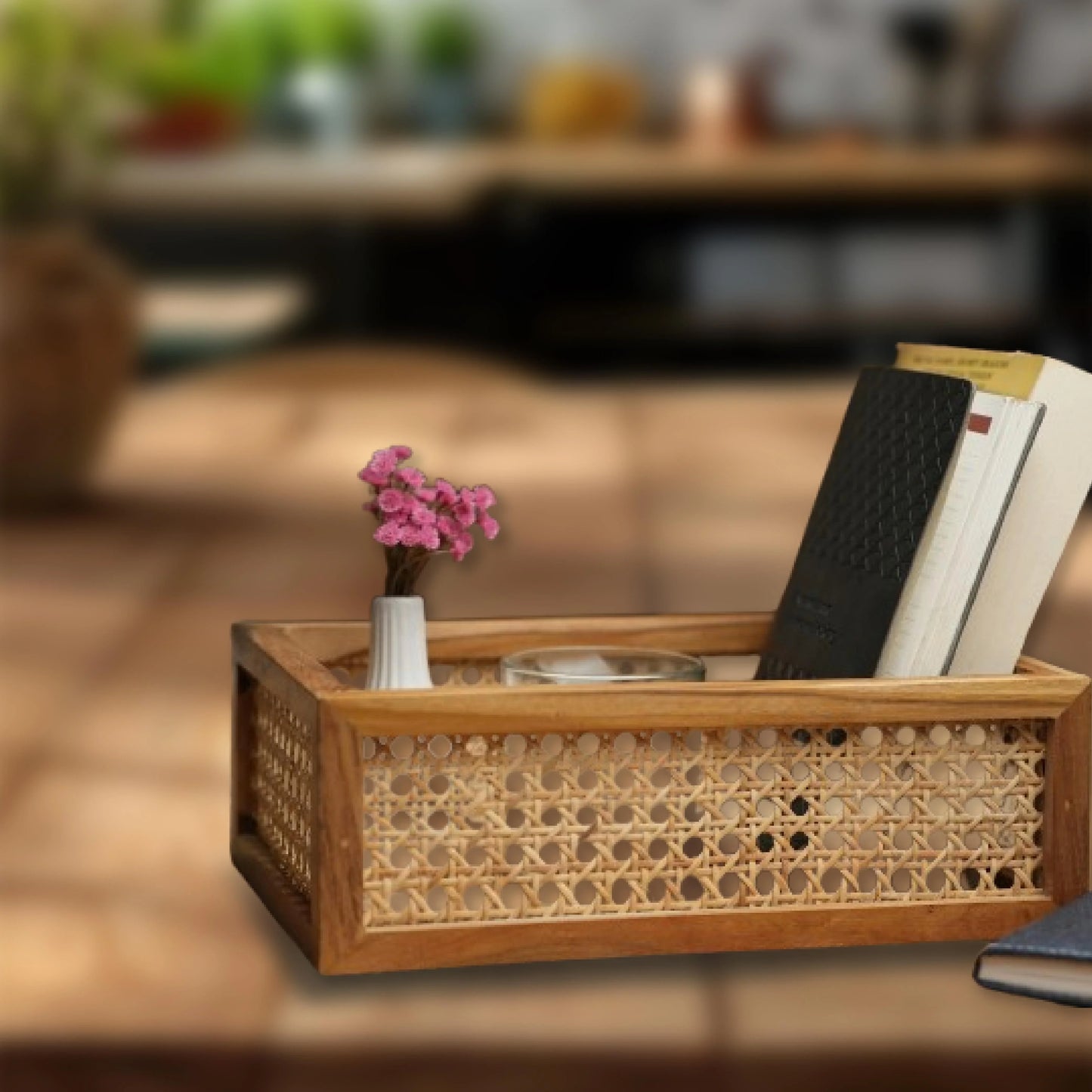 Rattan Mesh Basket – Natural Style, Effortless Organization