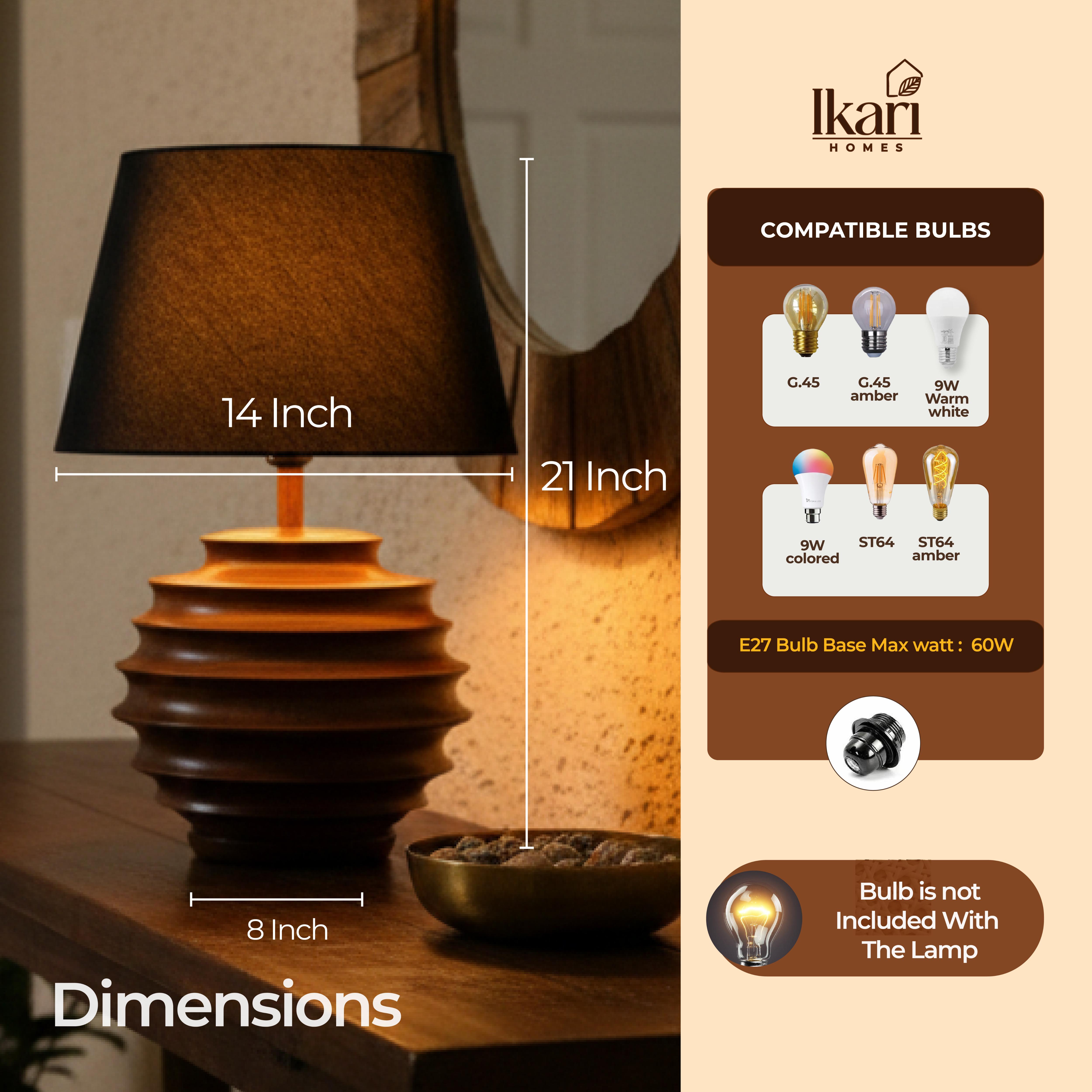 Midnight Hive Boho Lamp
