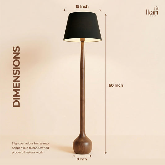 Dark Aura Artisan Floor Lamp