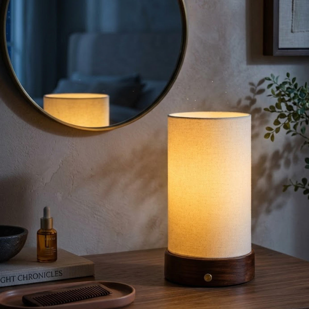 Noor Wireless Boho Table Lamp