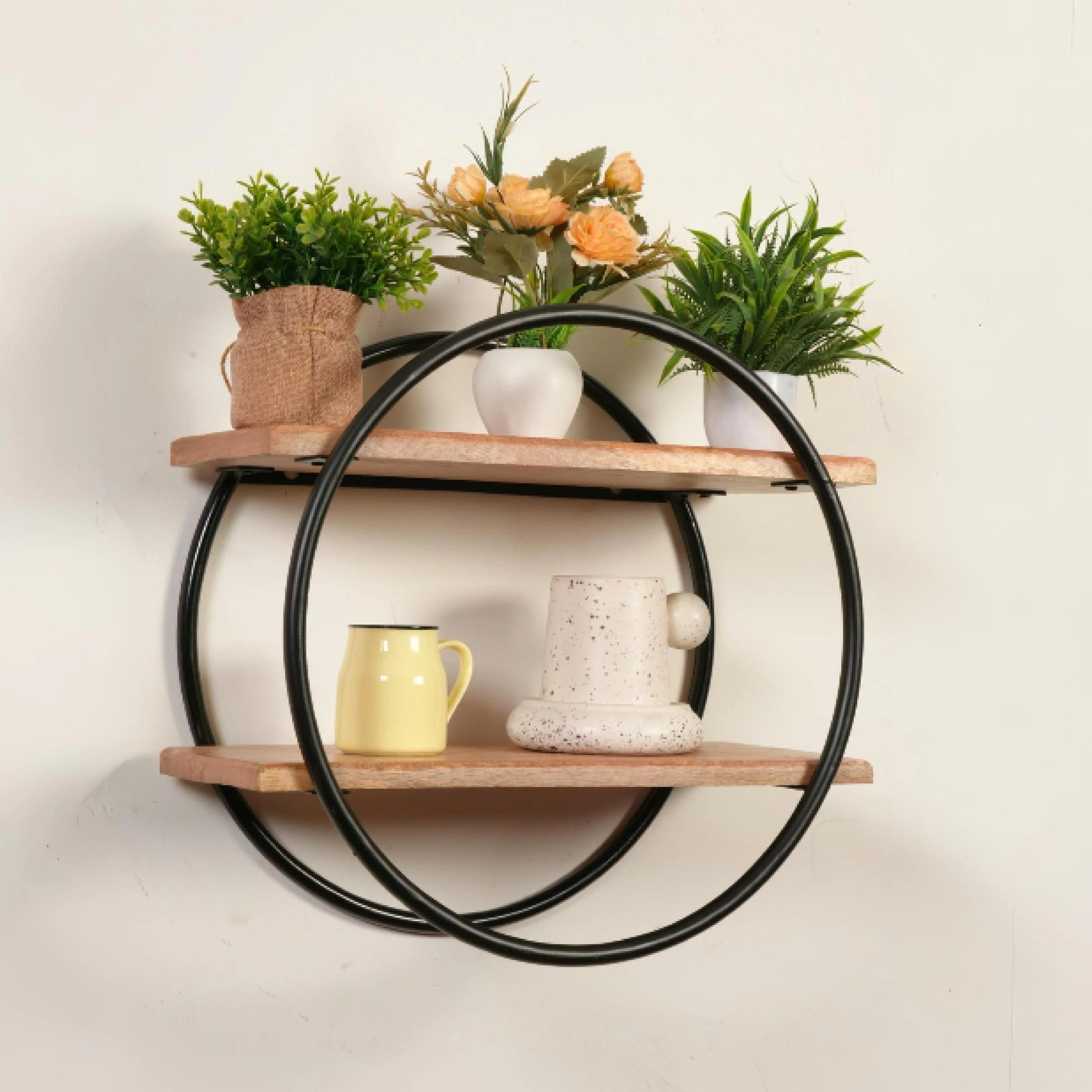 Natural Aura Display Wall Rack