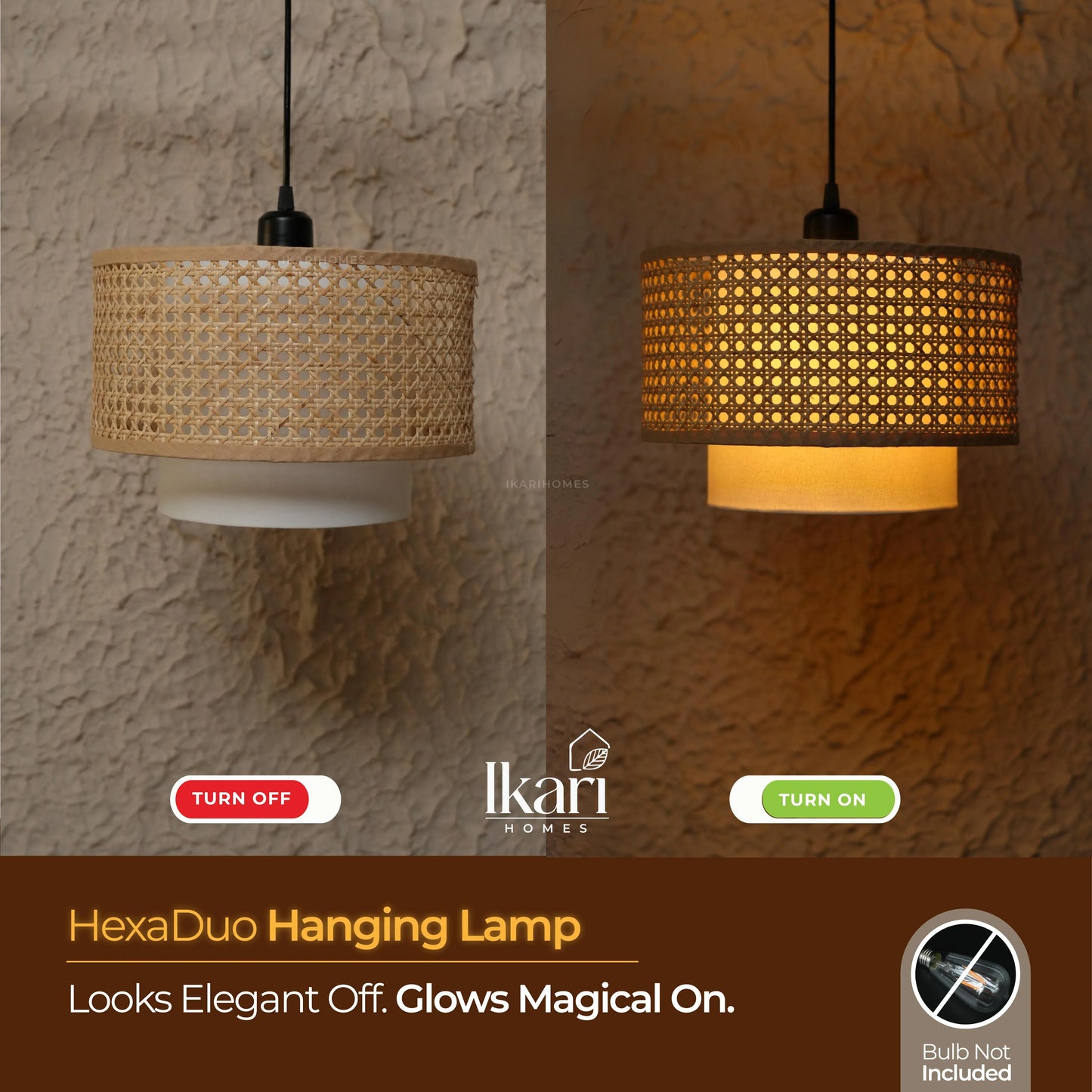 Hexa Duo Hanging Lamp 12 INCH