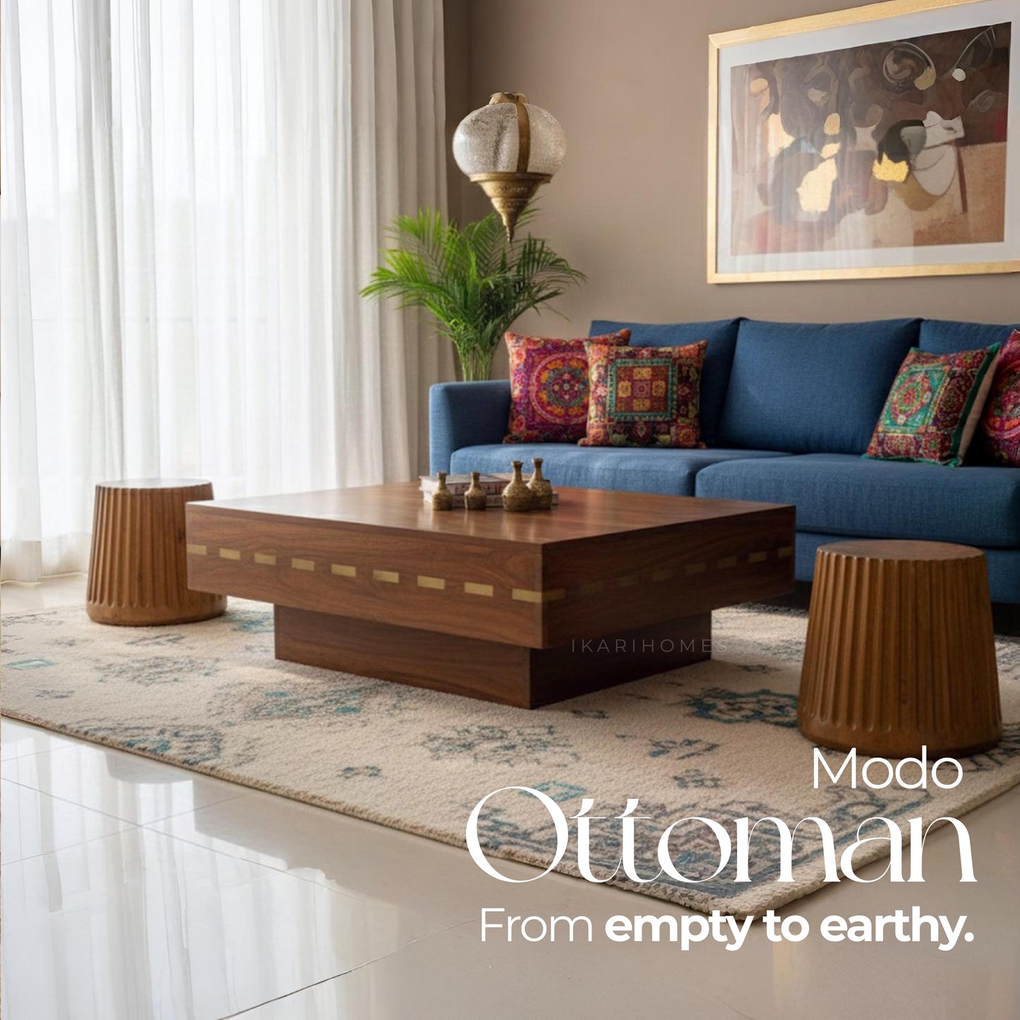 Modo Ottoman Accent Table
