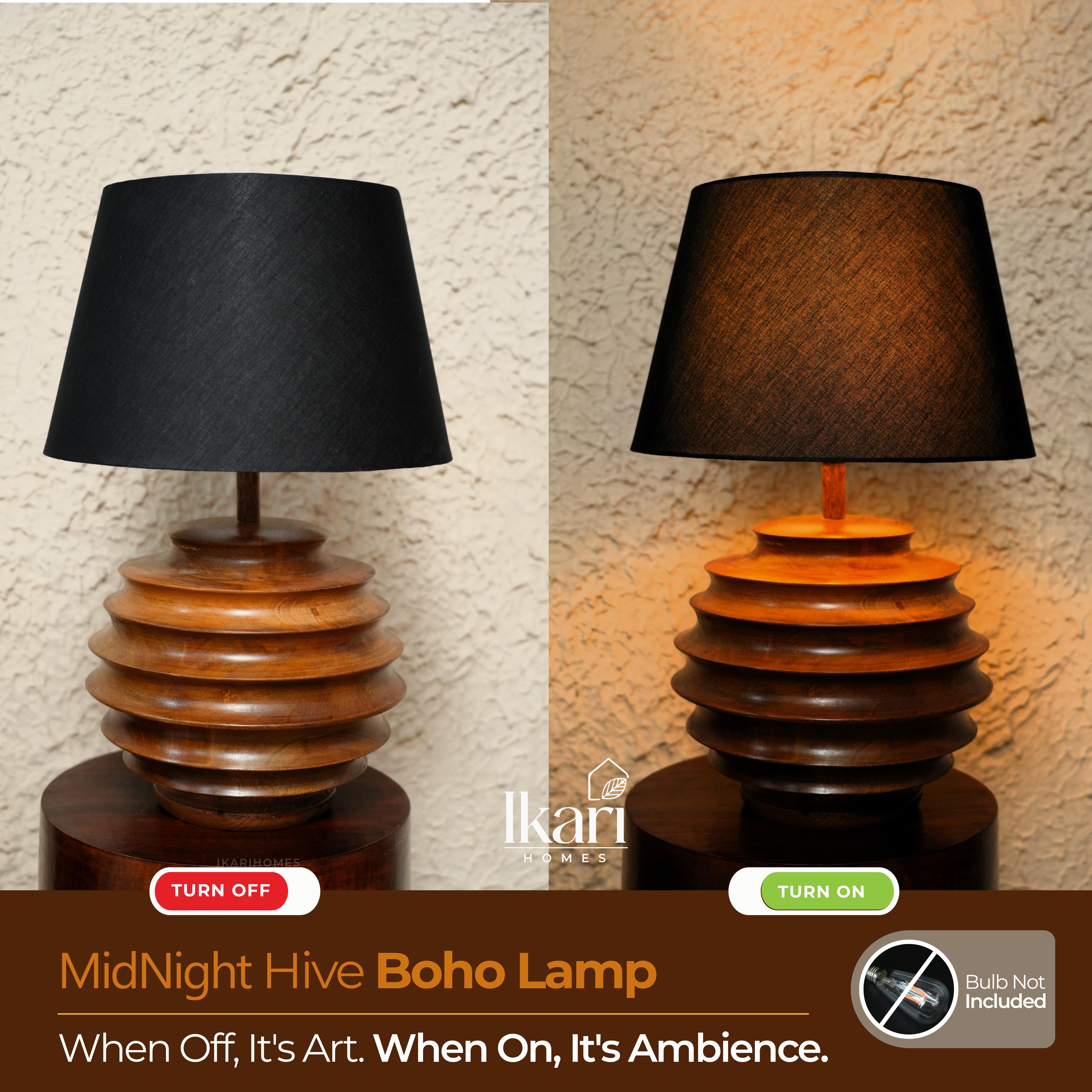 Midnight Hive Boho Lamp