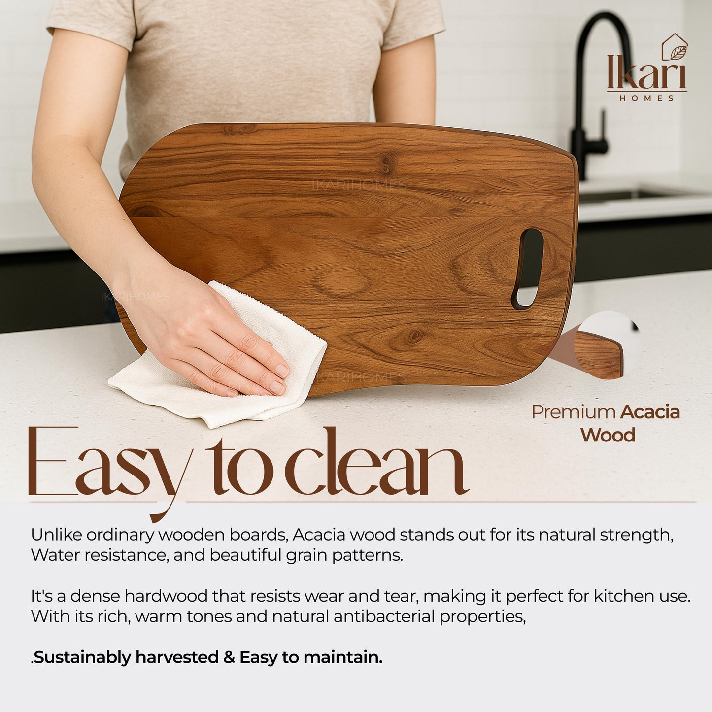 IkariCraft Chopping Board – Where Craft Meets Culinary Precision