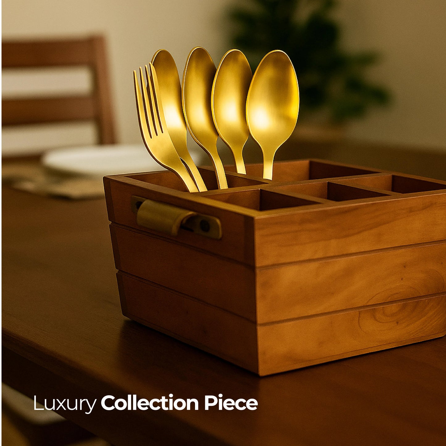 Woodura Caddy Big with Antique handles