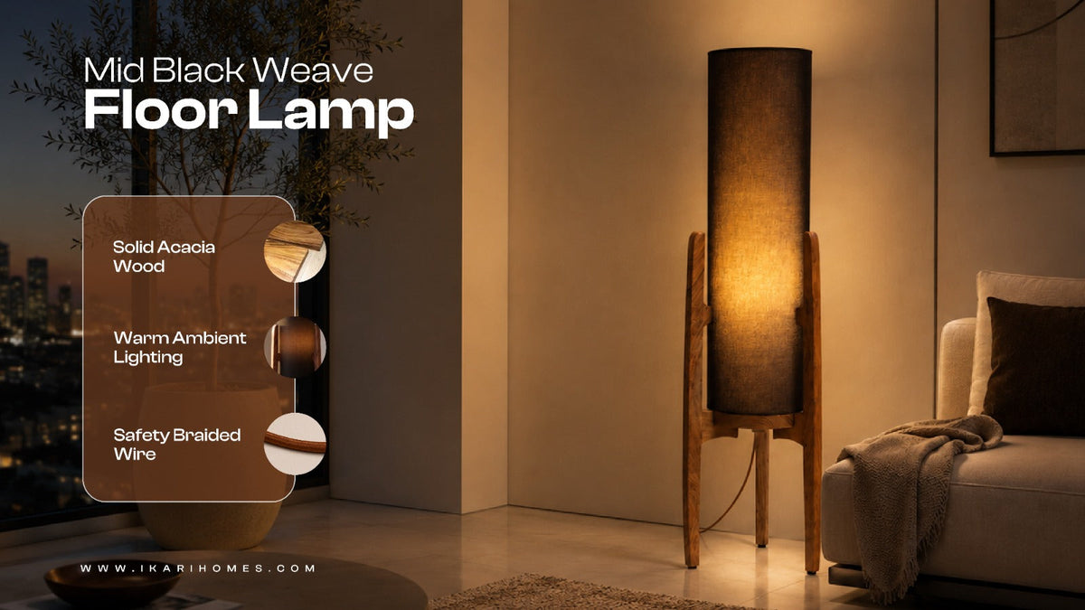 Best Mid Black Floor Lamp in India