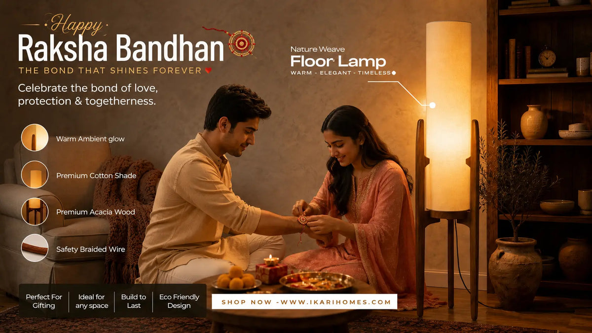 Modern Floor Lamps That Make Memorable Raksha Bandhan Gifts