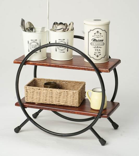 Premium 2 Tier Kitchen Organizer Stand - Ikari Homes -