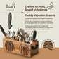 Wooden Caddy and Cutlery Stand