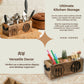 Wooden Caddy and Cutlery Stand