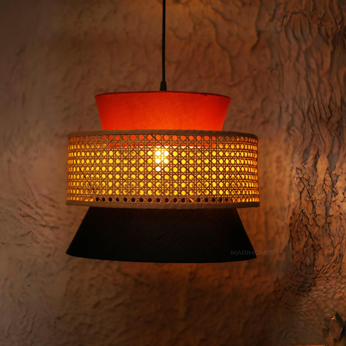 Rattan Pendant Weave Chandelier