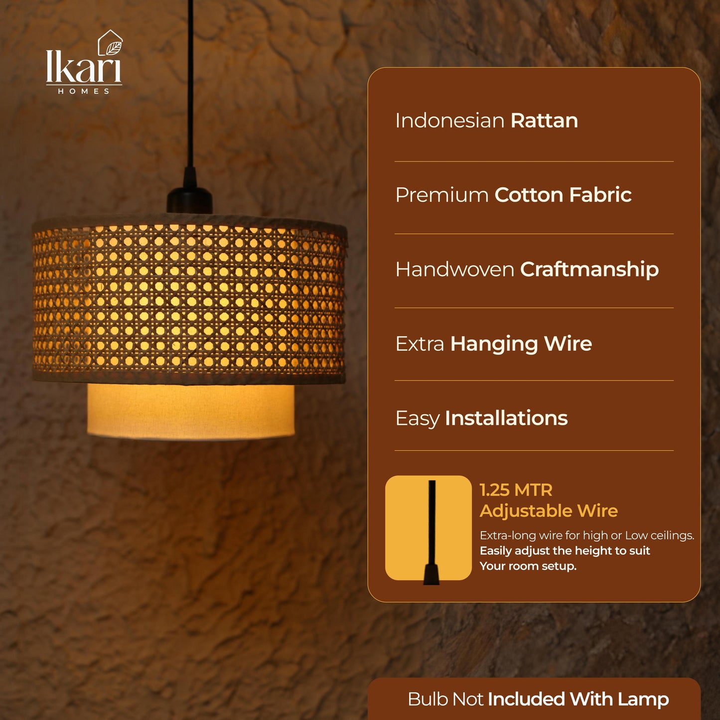 Hexa Duo Hanging Lamp 12 INCH