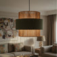 Raffia Olivo Weave Chandelier