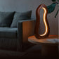 Elysian Lamp by Ikari Homes – a handcrafted wooden table lamp with a warm boho aesthetic, perfect for cozy corners and minimal interiors.”

