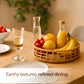 Nestique Raffia Basket – Round