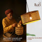 Rattan pendant Lamp - Handwoven Calm