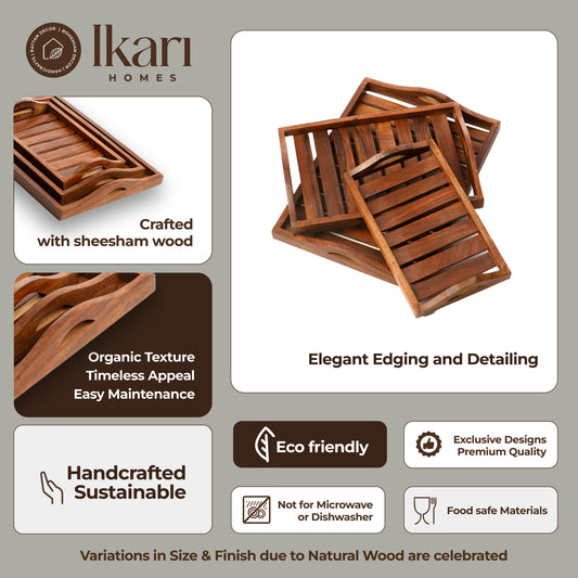 Handcrafted Premium Wooden Serving Trays