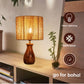 Twisted Raffia Lamp - Crafted in curls.