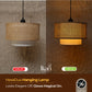 Hexa Duo Rattan Hanging Lamp  (Big Size - 14 Inch)