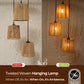 Twisted Woven Hanging Lamp Boho Chandelier