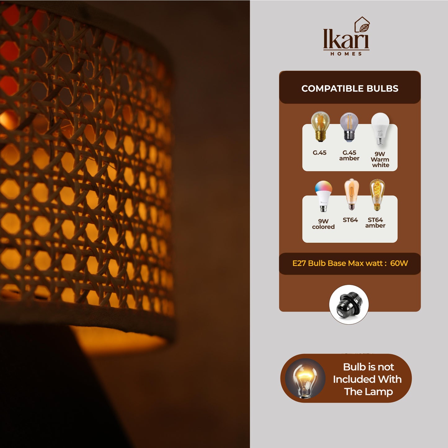 Rattan Pendant Weave Chandelier