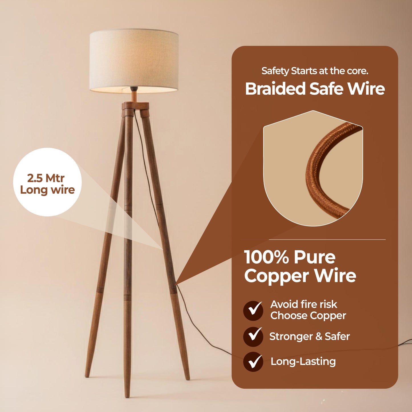 Sunset Drift Tripod Floor Lamp