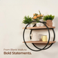Natural Aura Display Wall Rack