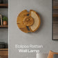Eclipse Rattan Wall Lamp