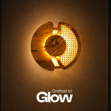 Eclipse Rattan Wall Lamp