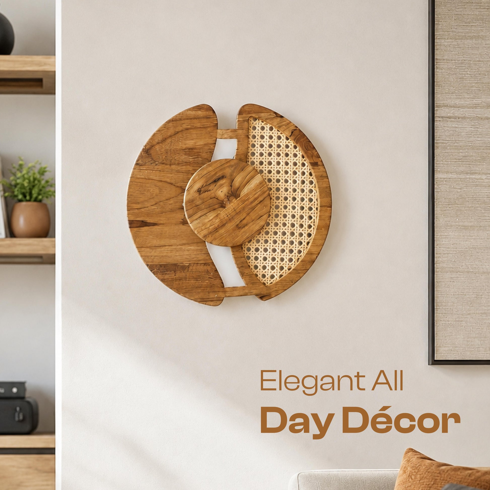 Eclipse Rattan Wall Lamp