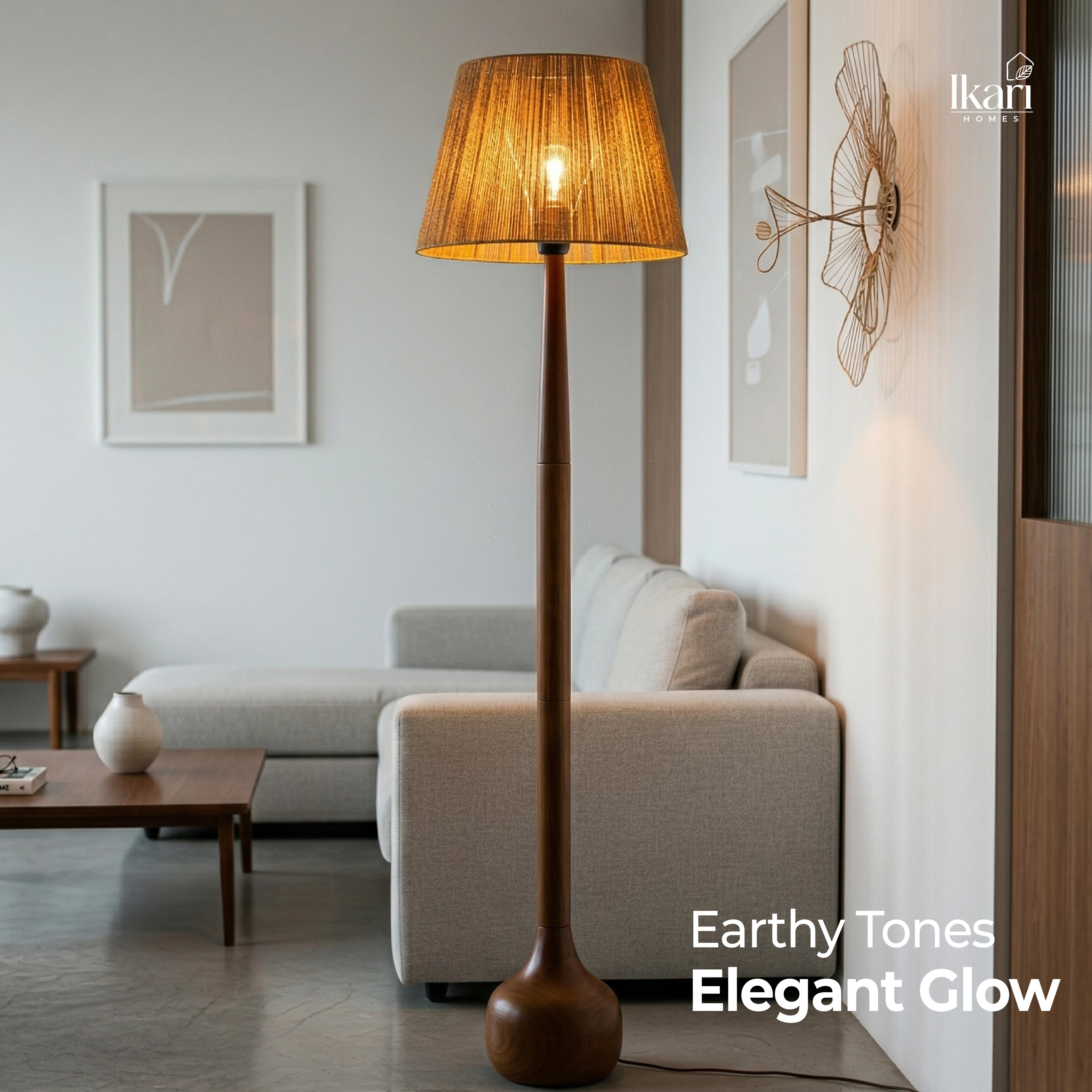 Artisan Raffia Floor Lamp