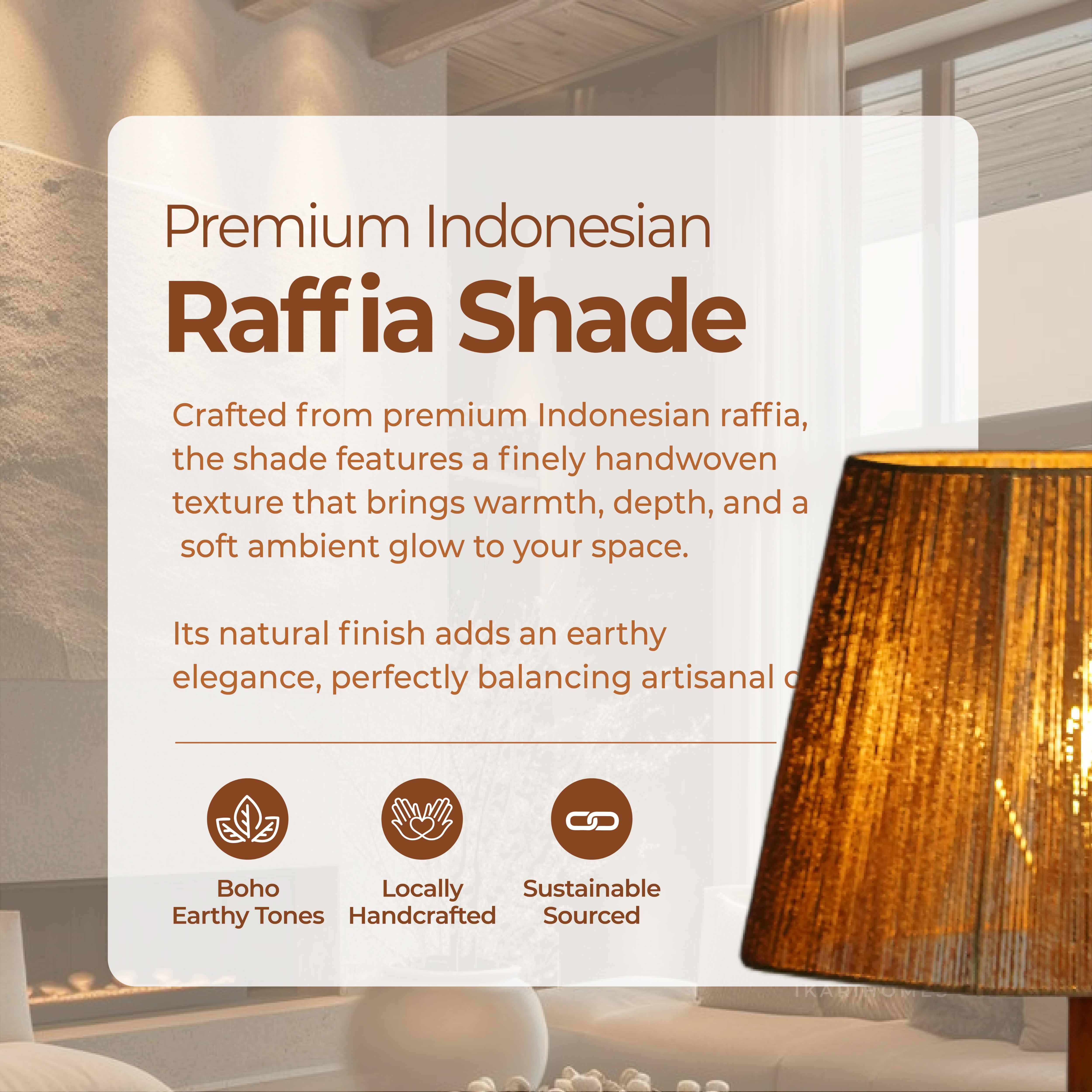Artisan Raffia Floor Lamp